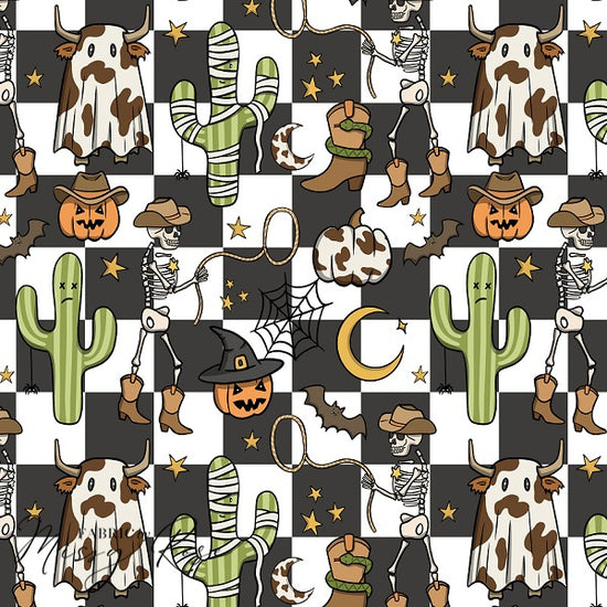 Halloween Western -  Knit 220 Fabric