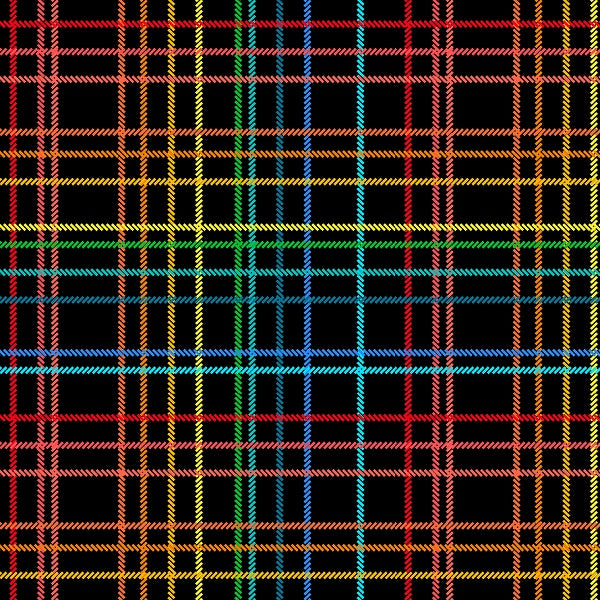 Rainbow Plaid - Tencel Fabric