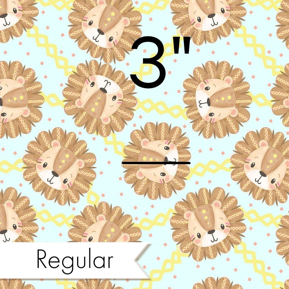 Cute Lion - Woven Fabric