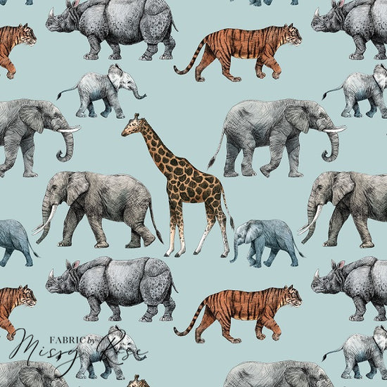 Safari Animal - Woven Fabric