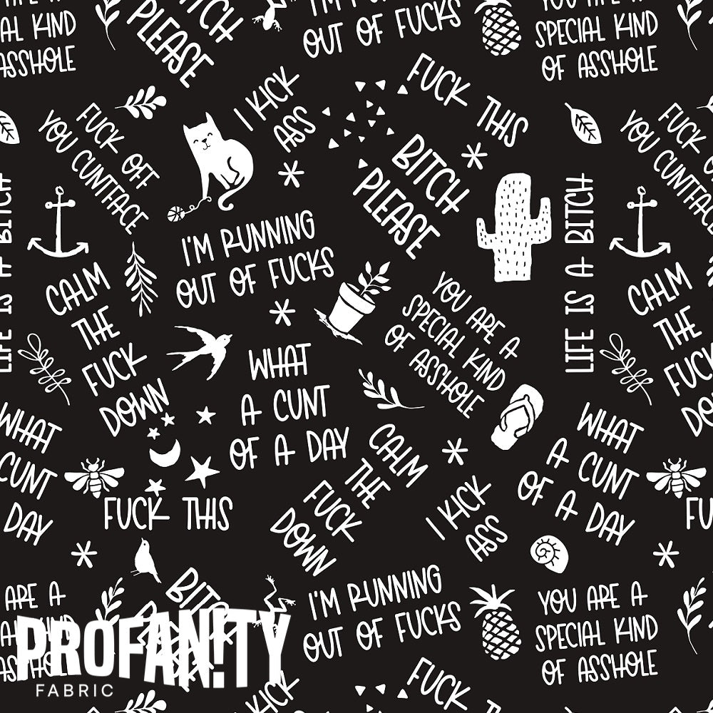 Swear Word - Woven Fabric