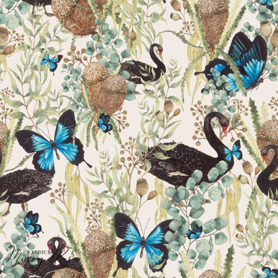 Black Swan  - Woven Fabric
