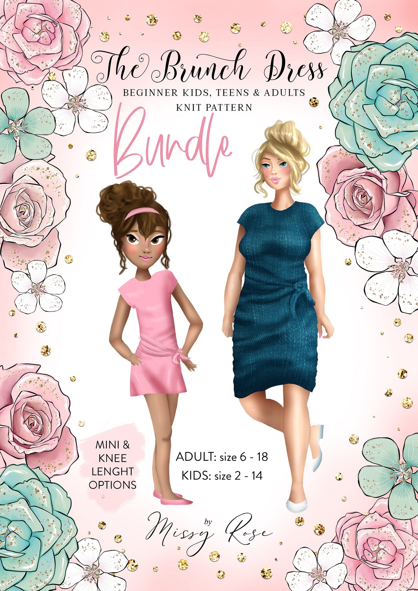 Missy Rose Brunch Dress - Bundle PDF Sewing Pattern