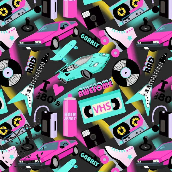 Blacks 80's Retro - French Terry Fabric