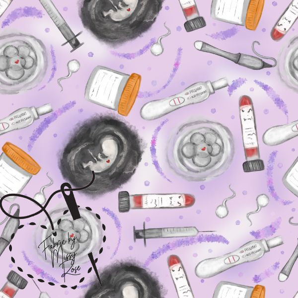 Purple IVF - Woven Fabric