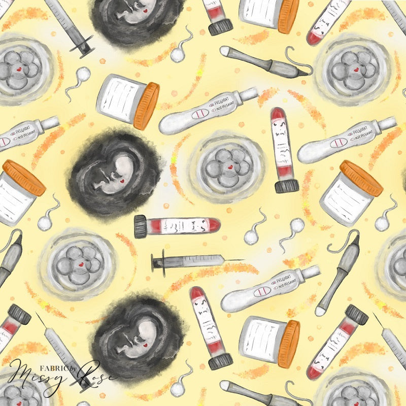 Yellow IVF -  Knit 220 Fabric