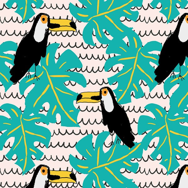Tropical Toucan - Woven Fabric