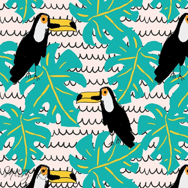 Tropical Toucan - Woven Fabric