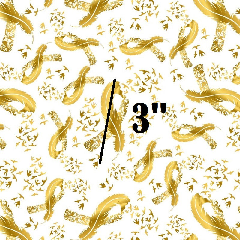 Gold Ribbon -  Knit 220 Fabric