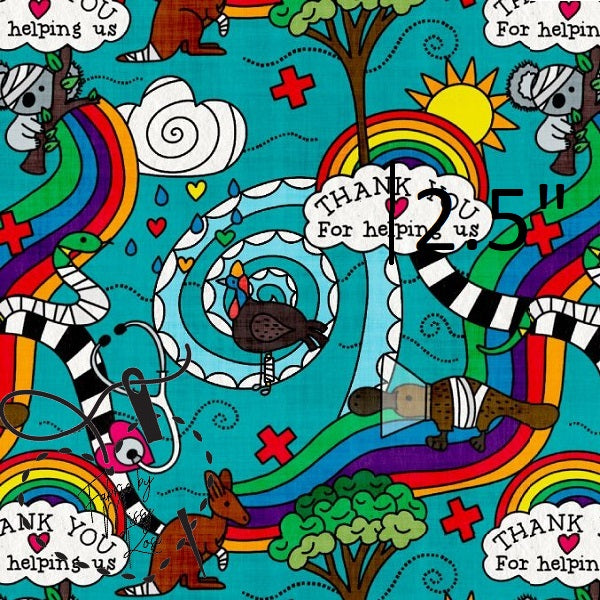 Australian Wildlife -  Knit 220 Fabric