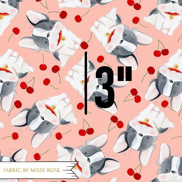 French Bulldog - French Terry Fabric