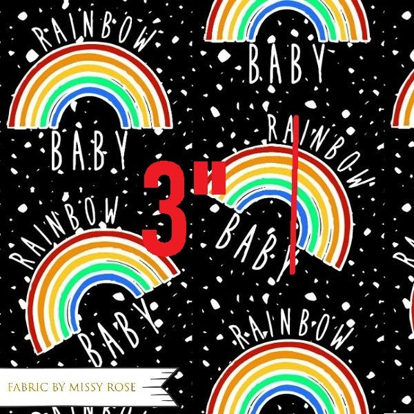 Rainbow Baby - French Terry Fabric