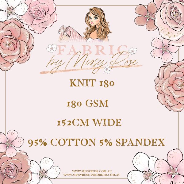 Fabric by Missy Rose - Sample Panels