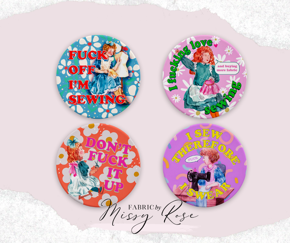 Sewing Pattern Weights - Swears x 4
