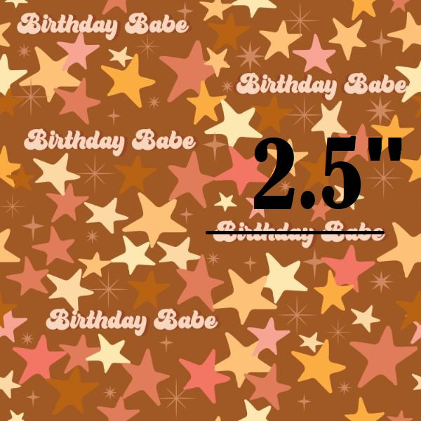 Happy Birthday - Woven Fabric