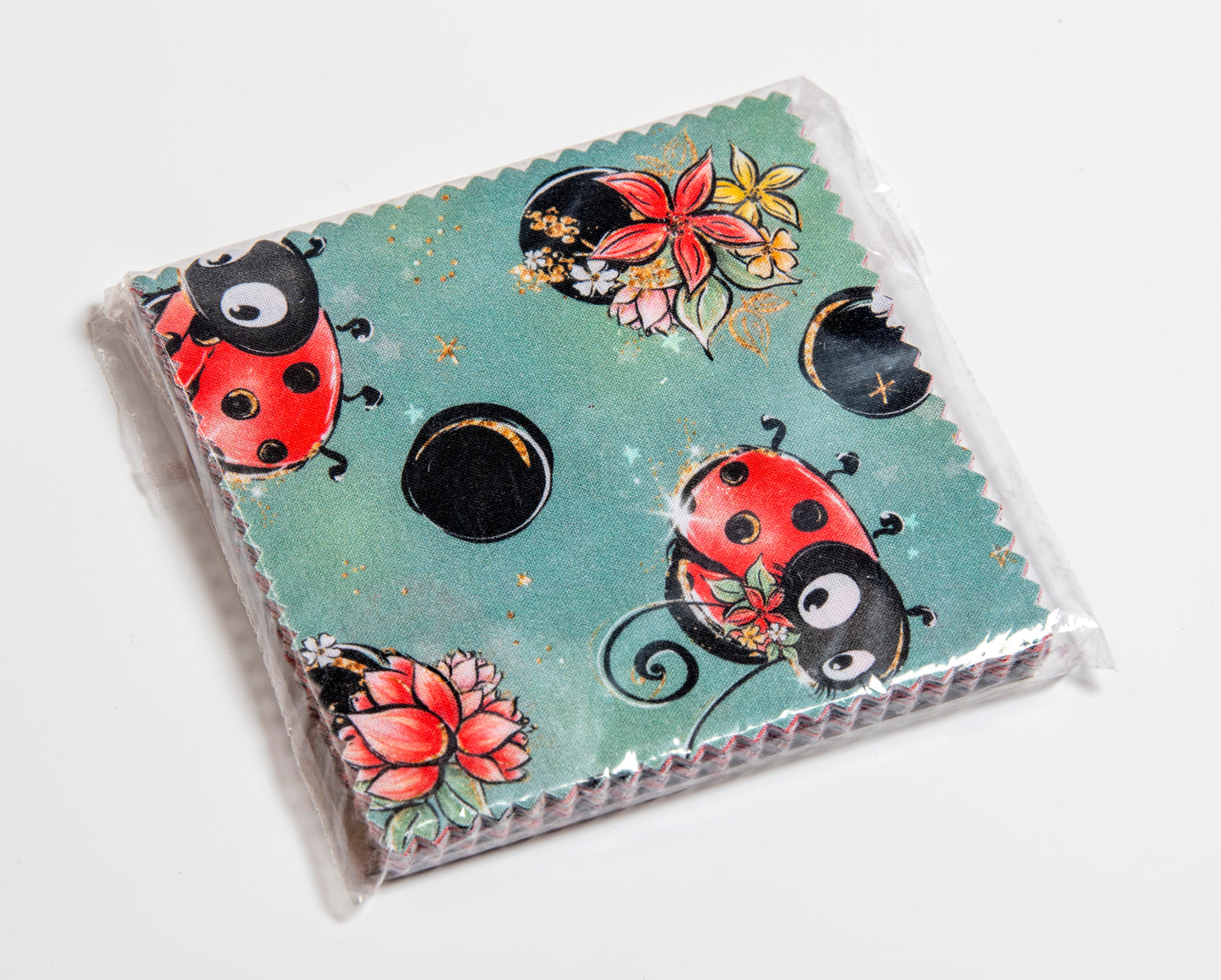 Charm Pack 10" x 10" 40 pieces - Quilting - Bitsy Bug Fabric