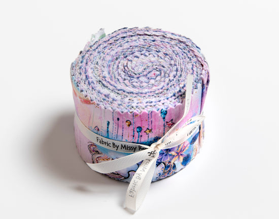 Jelly Roll 20 pieces - Quilting - Lilla Unicorn Fabric