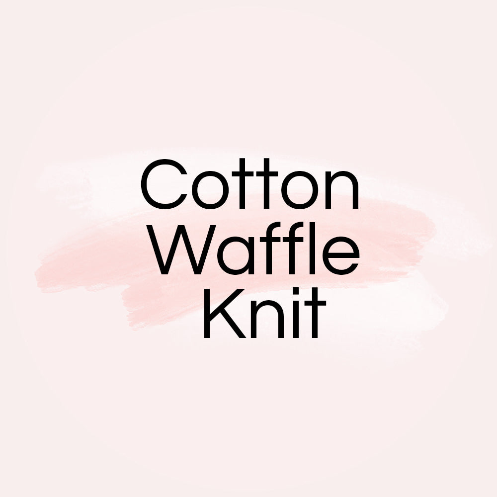 Cotton Waffle Knit