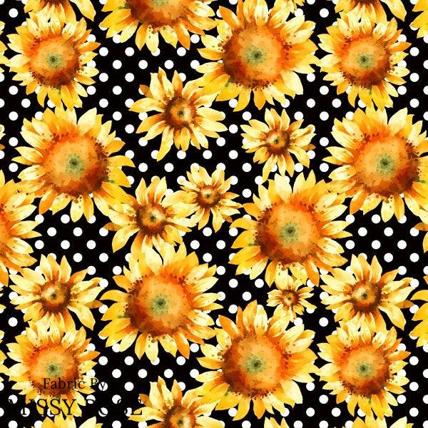 Sunflower - Canvas Fabric