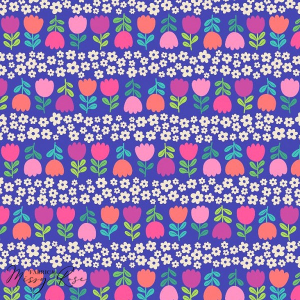 Load image into Gallery viewer, Floral -  Knit 220 Fabric
