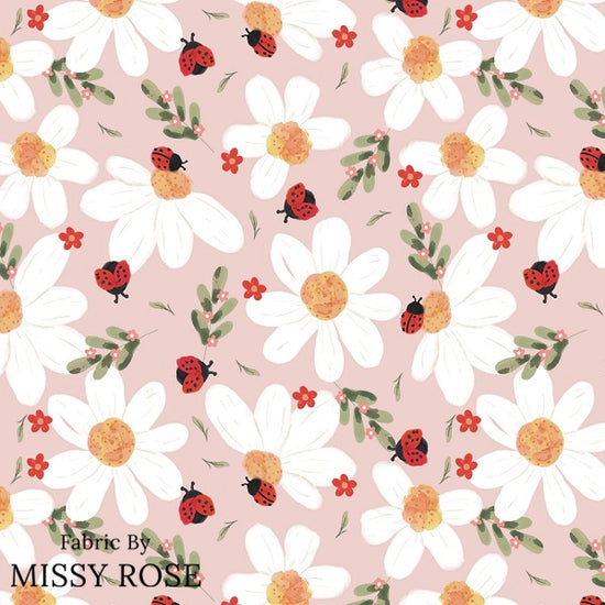 Lady Beetle - Cotton Waffle Knit Fabric