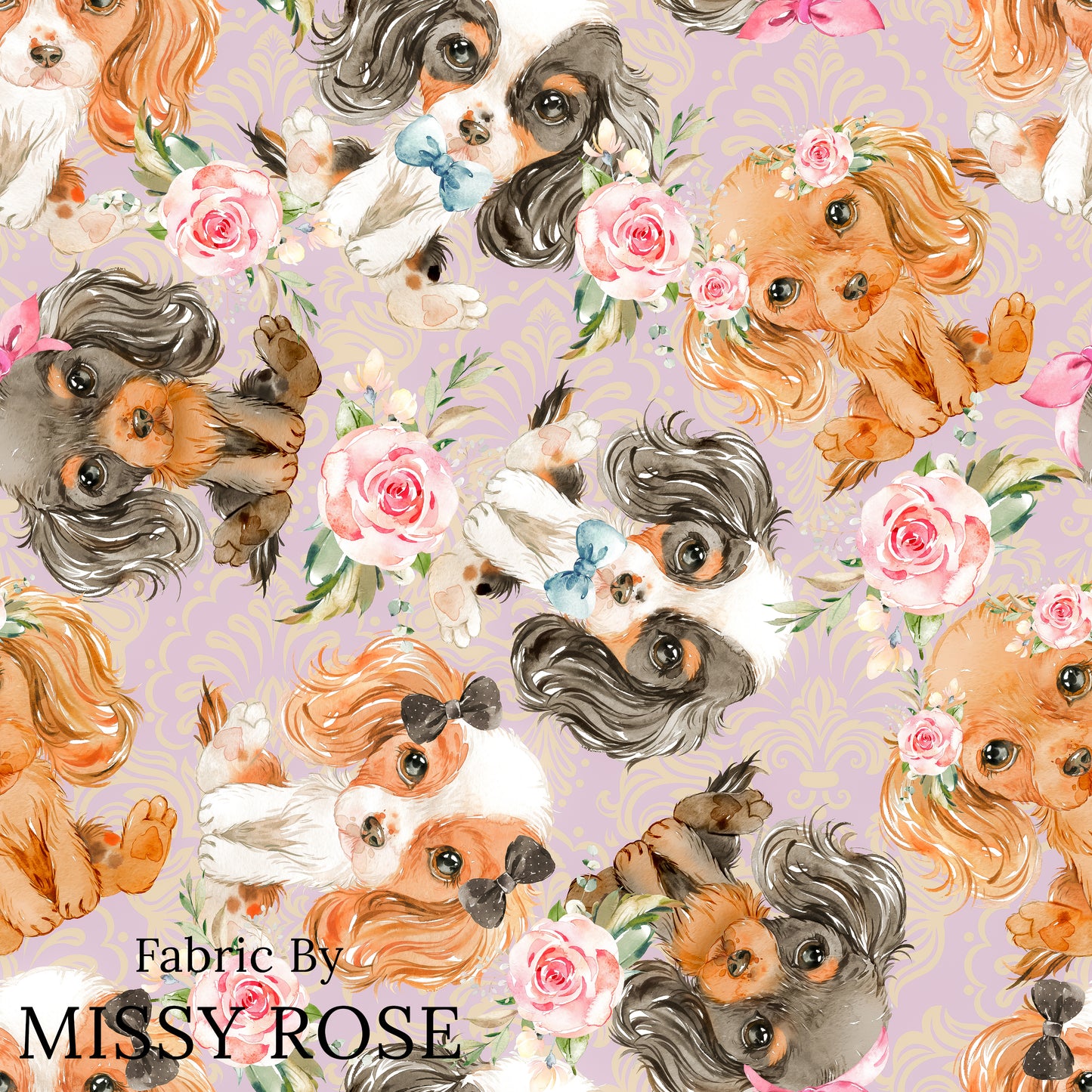 Cute Dog - Woven Fabric