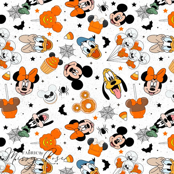 Halloween Mouse -  Knit 220 Fabric