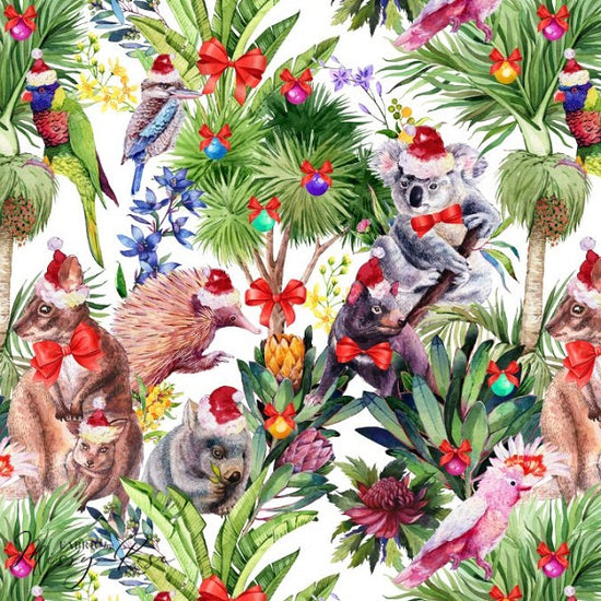 Australian Animals - Woven Fabric