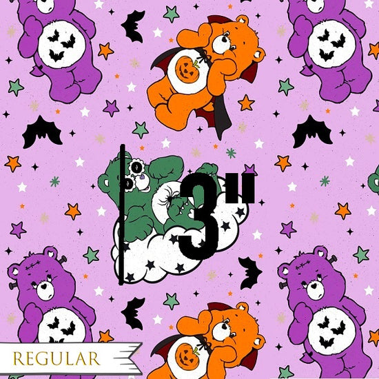 Load image into Gallery viewer, Purple Bear - Woven Fabric
