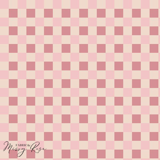Checkers - French Terry Fabric