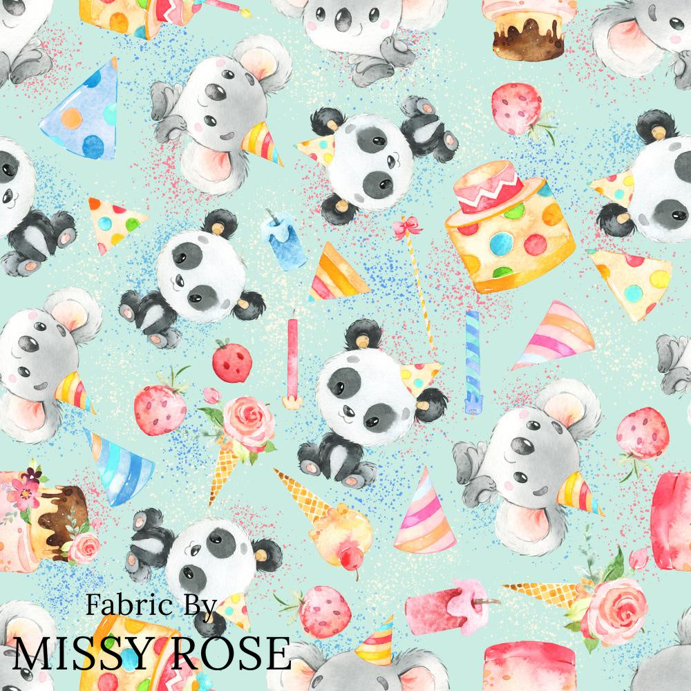 Birthday Animals - Woven Fabric
