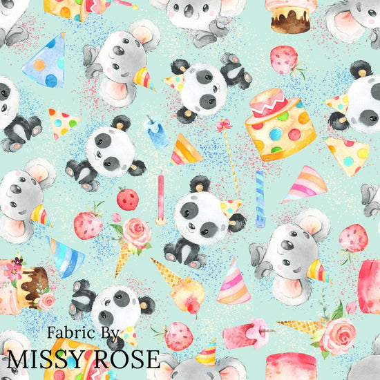Birthday Animals - Woven Fabric