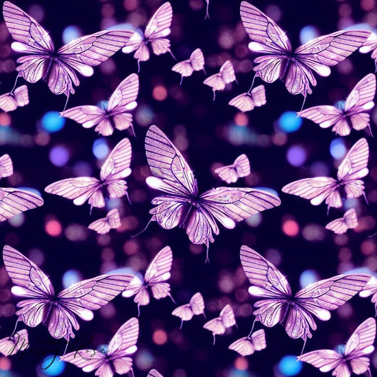 Butterfly - Double Brushed Polyester Fabric