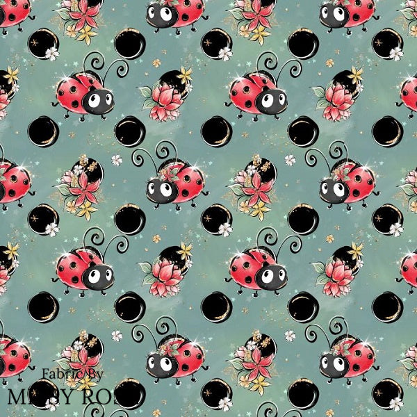 Lady Beetle - Cotton Twill Fabric