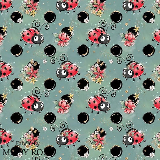 Lady Beetle - Cotton Twill Fabric