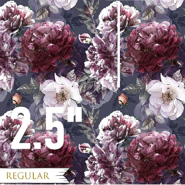 Navy Floral -  Knit 220 Fabric