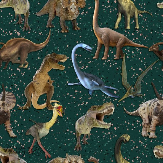 Dinosaur - Canvas Fabric