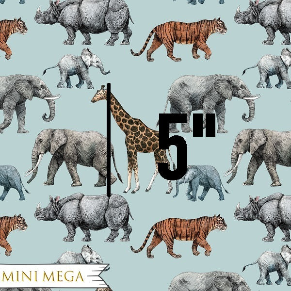Load image into Gallery viewer, Safari Animal - Woven Fabric
