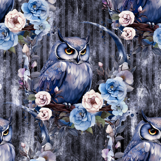 Owl - Waterproof Canvas Fabric