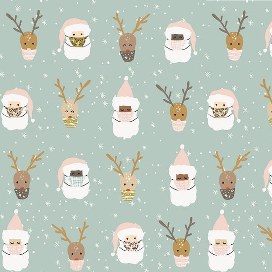Load image into Gallery viewer, Santa - Woven Fabric
