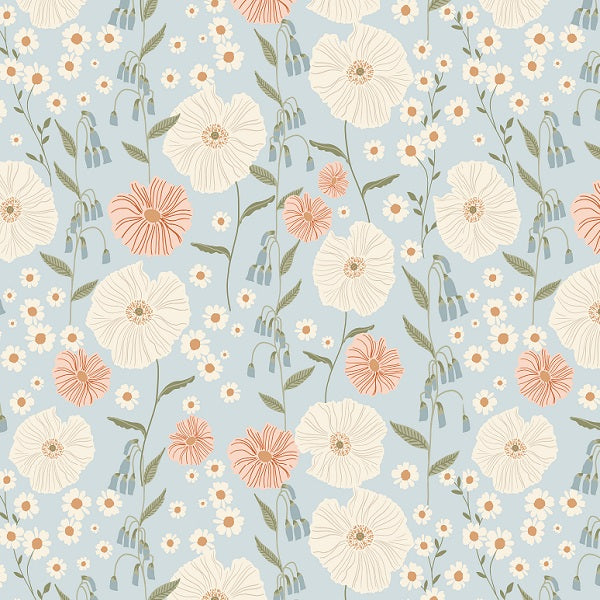 Farmhouse Garden - Woven Fabric - Indy Bloom
