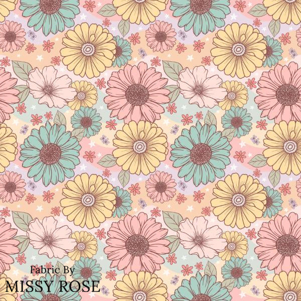 Floral - Stretch Woven Fabric