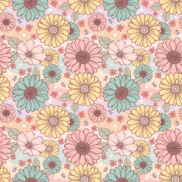 Floral - Softshell Fabric