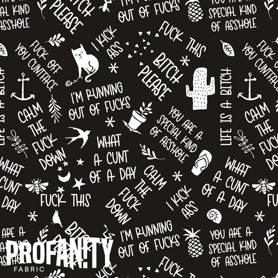Swear Word - Woven Fabric