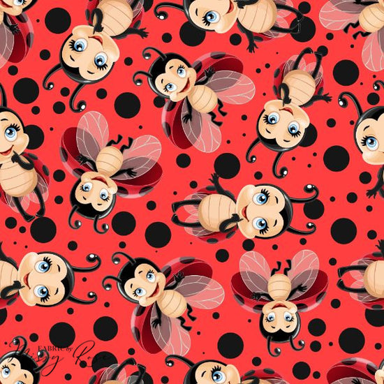 Lady Beetle - Woven Fabric