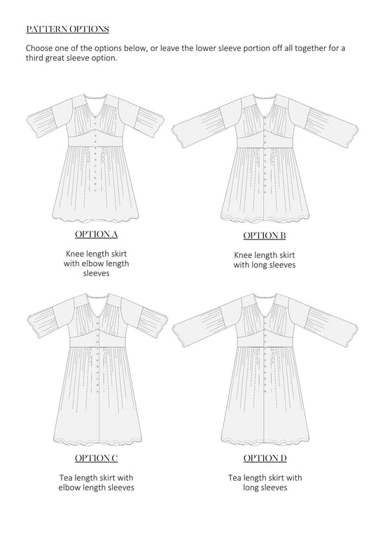 Load image into Gallery viewer, Missy Rose Daydream Dress - Children&amp;#39;s and Teens PDF Sewing Pattern
