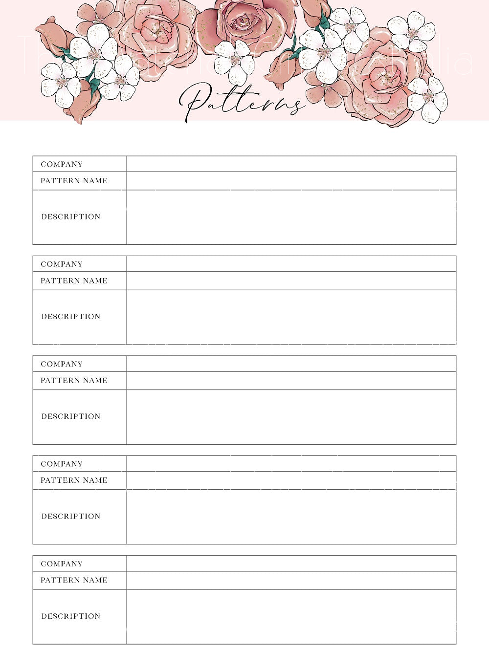 Load image into Gallery viewer, Missy Rose Sewing Planner
