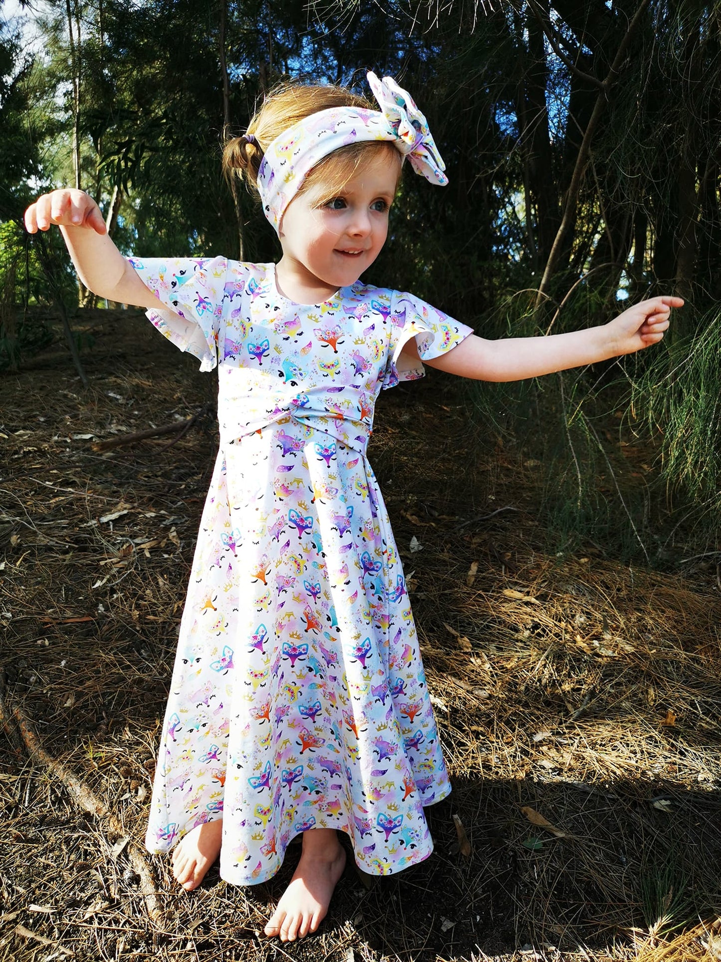 Vale's Corset Gown Sizes 2T to 14 Kids and Dolls PDF Pattern