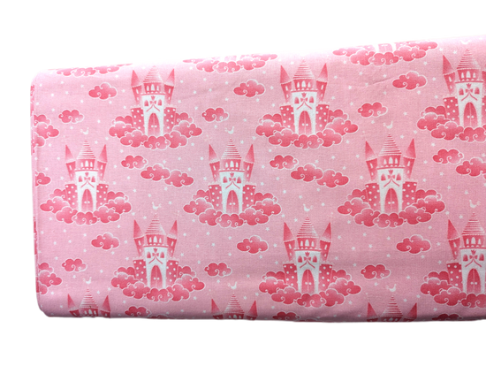 Pink Castle - By The Bolt - Woven Fabric