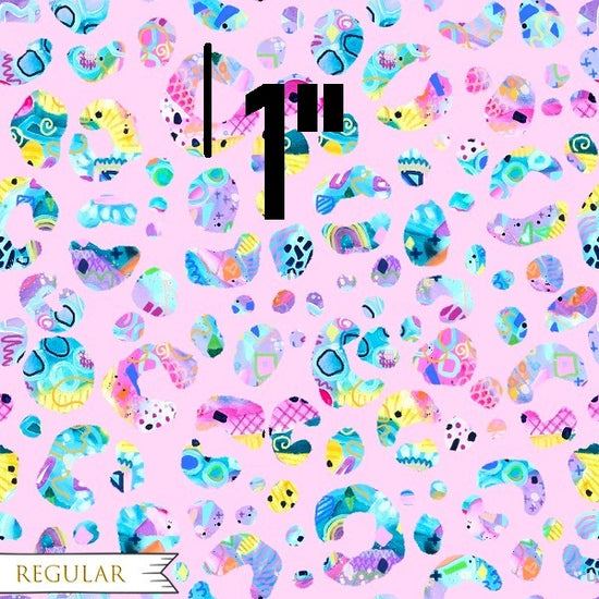 Busy Leopard Pink - Canvas Fabric - Deb McNaughton